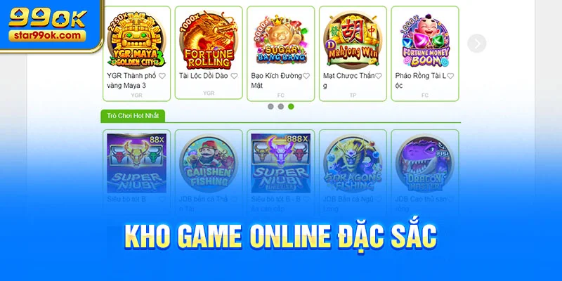 Kho game online đặc sắc